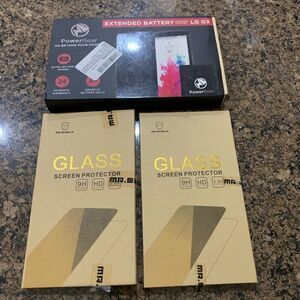 LG 3 Extended Battery And Glass Protecters